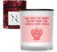 Valentines Gift for Her Him Funny Anniversary Candle - Soy Wax 220g - Birthday Gifts for Women Scented Candle Present for Wife Husband Women Girlfriend Boyfriend - Natura Candles