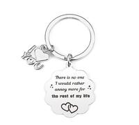 Valentines Gift for Him Her, Valentine's Day Keyring, Boyfriend Valentines Gift, Valentines Day Gift There Is No One I Would Rather Annoy More for The Rest of My Life