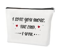 Valentines Gifts for Her I Love You Romantic Anniversary Christmas Stocking Fillers Mothers Day Wedding Birthday Halloween Easter International Womens Day Makeup Bag Gifts for Girlfriend Wife Fiancee