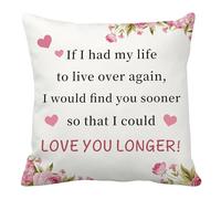 Valentines Gifts for Him and Her Cushion Covers Anniversary Presents for Couple Gifts for Couples Unique Gifts for Girlfriend Boyfriend Husband Wife Engagement Wedding Gifts for Christmas (couple1)