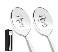 Valentines Gifts for Him Anniversary for Couple Wedding Gifts Engagement Birthday His and Hers Gifts for Couples Boyfriend Girlfriend Husband Wife Coffee Tea Lover Spoon Valentines Gifts for Her