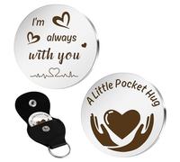 Valentines Gifts Pocket Hug Gift,Romantic Gifts,Inspirational Gifts,I Love You Gifts for Him,Husband Wife Fiancee Boyfriend Girlfriend Gifts,Sentimental Gifts,Soulmate Gifts,Birthday Presents