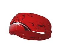 Valentines Glitters Love Hearts PrintedHair Bands for Men Woman Headband Running Headband Sweat Wicking Gym