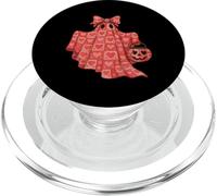 Valentine's Halloween Ghost With Bow & Cute Jack O Lantern PopSockets PopGrip for MagSafe