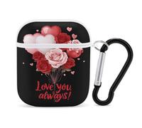 Valentines Love You Always Case Compatible with AirPods 2nd 1st