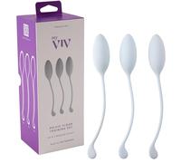 Ann Summers My Viv Pelvic Trainer, 3 Piece Floor Trainers for Women, Tone & Strengthen Internal Muscles - Aqua