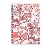 Valentines Pink Birds and Floral Diary 2026 A5 To Do List Notebook Diary Calendar 2026 Journal Planner for Women Weekly Planner for Homework Week To View Monthly Year with Dotted Line Note Page Slim
