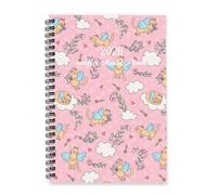 Valentines Pink Flying Cats 2026 Diary A5 To Do List Notebook Daily Notebook 2026 Diary for Men and Planner for Workout Week To View Monthly Year Planner with Dotted Line Note Page Slim