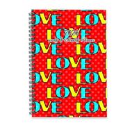 Valentines Romantic Love 2026 Planner A5 To Do List Notebook Planning Notebook Mens Journal 2026 2026-2027 Diary Planner for Work Week To View Monthly Year Diary with Dotted Line Note Page Slim