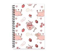 Valentines Romantic Pink Love Hearts Cats Journal 2026 A5 To Do List Notebook Diaries 2026 Planner for Men Diary Planner for Exercise Week To View Monthly Year Diary with Dotted Line Note Page Slim
