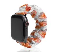 Valentine's Rose Heart Watch Band Compatible with IWatch Bands Series 6 5 4 3 2 1 Elastic Replacement Wristband