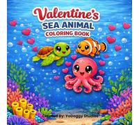 Valentine's Sea Animals Coloring Book