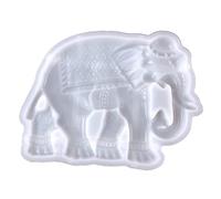 Valentines Semi-Stereoscopic Elephant Resin Silicone Molds Epoxy Casting Mold for Wall Hanging Mount Decor Silicone Pendant Mold for Jewelry Making
