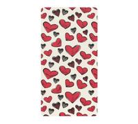 Valentines Sexy Lips and Hearts (keyword) Cotton Baby Playard Sheet (prop1) (longword), 1 Pack