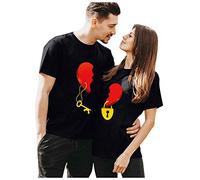 Valentines Shirts for Women Long Sleeve Maternity Valentines Day Shirt Heart Hoodie Women I Love My Gf Shirt Plus Size Mama Sweatshirt Husband Wife Tshirt Tunic Tops