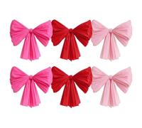Valentines Wall Bow Decorations - Large Cute DIY Party Background - Home Decor Wall Bow Backdrop,for Home Room Classroom Bedroom Office