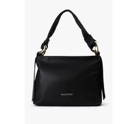 VALENTINO BAGS Ring Chain Handle Black Shoulder Bag Size: One Size, Colour: Black Fabric