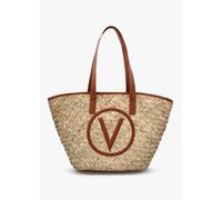 VALENTINO BAGS Samuela Natural Cuoio Woven Straw Shopper Bag Size: One