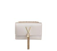 Valentino Bags Women's Divina Saffiano Crossbody Bag Platinum in Silver Valentino Bags Silver One Size