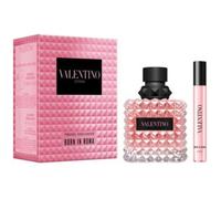 VALENTINO BORN IN ROMA SET 100ML EDP SPRAY + EDP 10ML | NEW & SEALED | FREE P&P