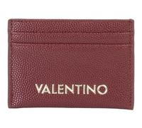 Valentino Divina Credit Card Case Bordeaux Wine Red