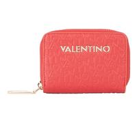 VALENTINO Falak Re Zip Around Card Case Rosso Scuro Wine Red