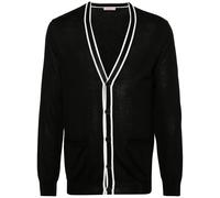 Valentino Garavani contrasting-trim virgin wool cardigan - Black L