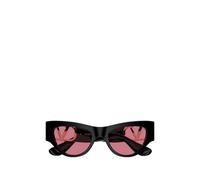 VALENTINO GARAVANI EYEWEAR VLogo crystal-embellished cat-eye frame sunglasses - Black 55