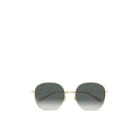 VALENTINO GARAVANI EYEWEAR VLogo geometric-frame sunglasses - Gold 55-57