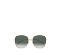 VALENTINO GARAVANI EYEWEAR VLogo geometric-frame sunglasses - Gold 59