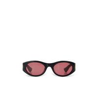 VALENTINO GARAVANI EYEWEAR VLogo oval-frame sunglasses - Black 53
