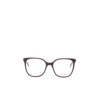 VALENTINO GARAVANI EYEWEAR VLogo square-frame glasses - Red 55