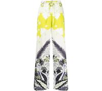 Valentino Garavani floral-print trousers - Yellow 38-40