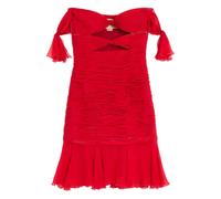 Valentino Garavani flounce chiffon mini dress - Red 38-40-42