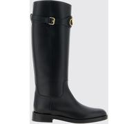 VALENTINO GARAVANI Knee-High VLogo Signature Boots in Calfskin Leather - Size: 36 - female