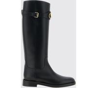 VALENTINO GARAVANI Knee-High VLogo Signature Boots in Calfskin Leather - Size: 37 - female