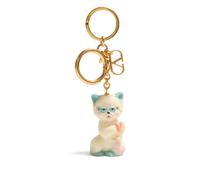 Valentino Garavani Le Chat de la Maison keyring - Brown One Size