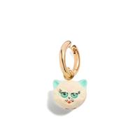 Valentino Garavani Le Chat De La Maison single earring in metal and nylon - Gold One Size