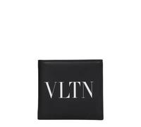 Valentino Garavani Men's VLTN Black Leather Wallet