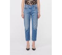 VALENTINO GARAVANI Mid-Rise Cropped Skinny Jeans in Cotton Denim - Size: 26 - female
