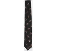 VALENTINO GARAVANI Pure Silk Tie with All-Over Floral Print - Size: OS - male
