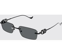 VALENTINO GARAVANI Rectangular Frame Sunglasses with VLogo Signature - Size: OS - female