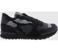 VALENTINO GARAVANI Rockrunner Camouflage Leather and Mesh Sneakers - Size: 40 - male