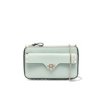 Valentino Garavani Rockstud leather crossbody bag - Green One Size