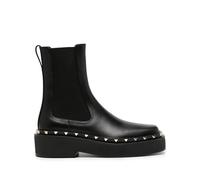 Valentino Garavani Rockstud M-Way Beatle leather boots - Black 37.5-38.5
