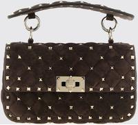 VALENTINO GARAVANI Rockstud Spike Handbag in Quilted Leather with Studs