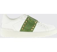 VALENTINO GARAVANI Rockstud Untitled Leather and Suede Sneakers with Iconic Studs - Size: 38 - female