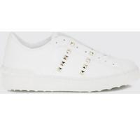 VALENTINO GARAVANI Rockstud Untitled Low-Top Trainers in Calf Leather with Studs - Size: 38 - female