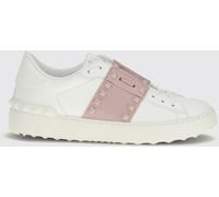 VALENTINO GARAVANI Rockstud Untitled Sneakers in Smooth Leather with Studs - Size: 35½ - female