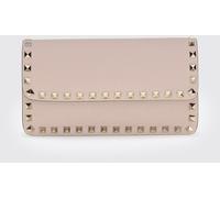 VALENTINO GARAVANI Rockstud Wallet on Chain in Grained Calfskin with Studs - Size: OS - female